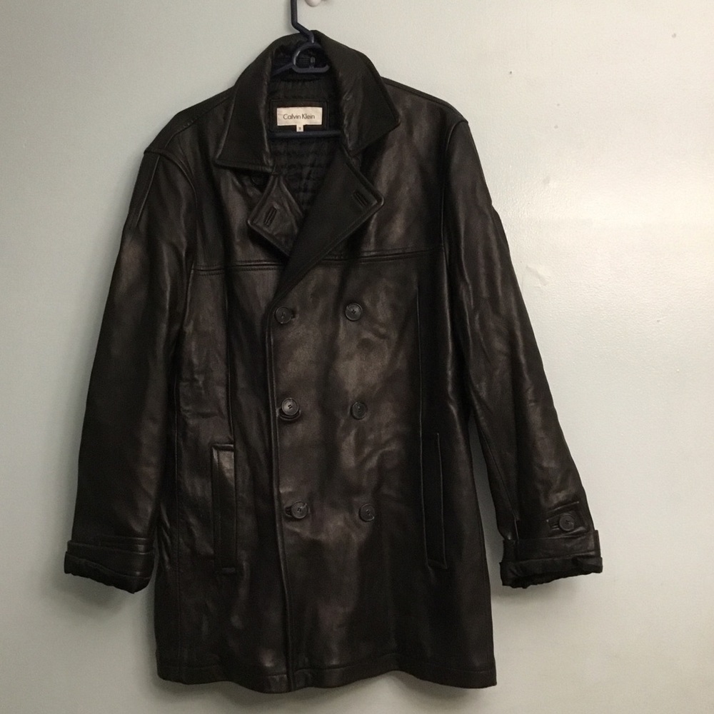 Calvin Klein leather jacket